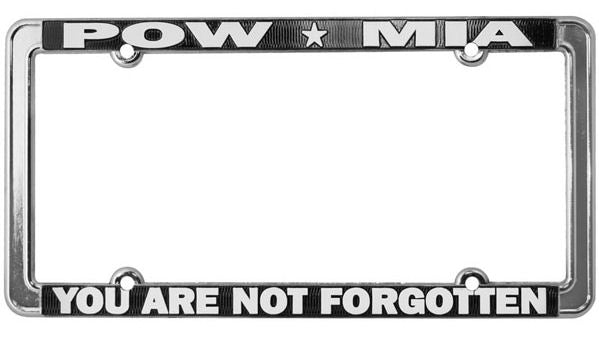 POW-MIA License Plate Frames