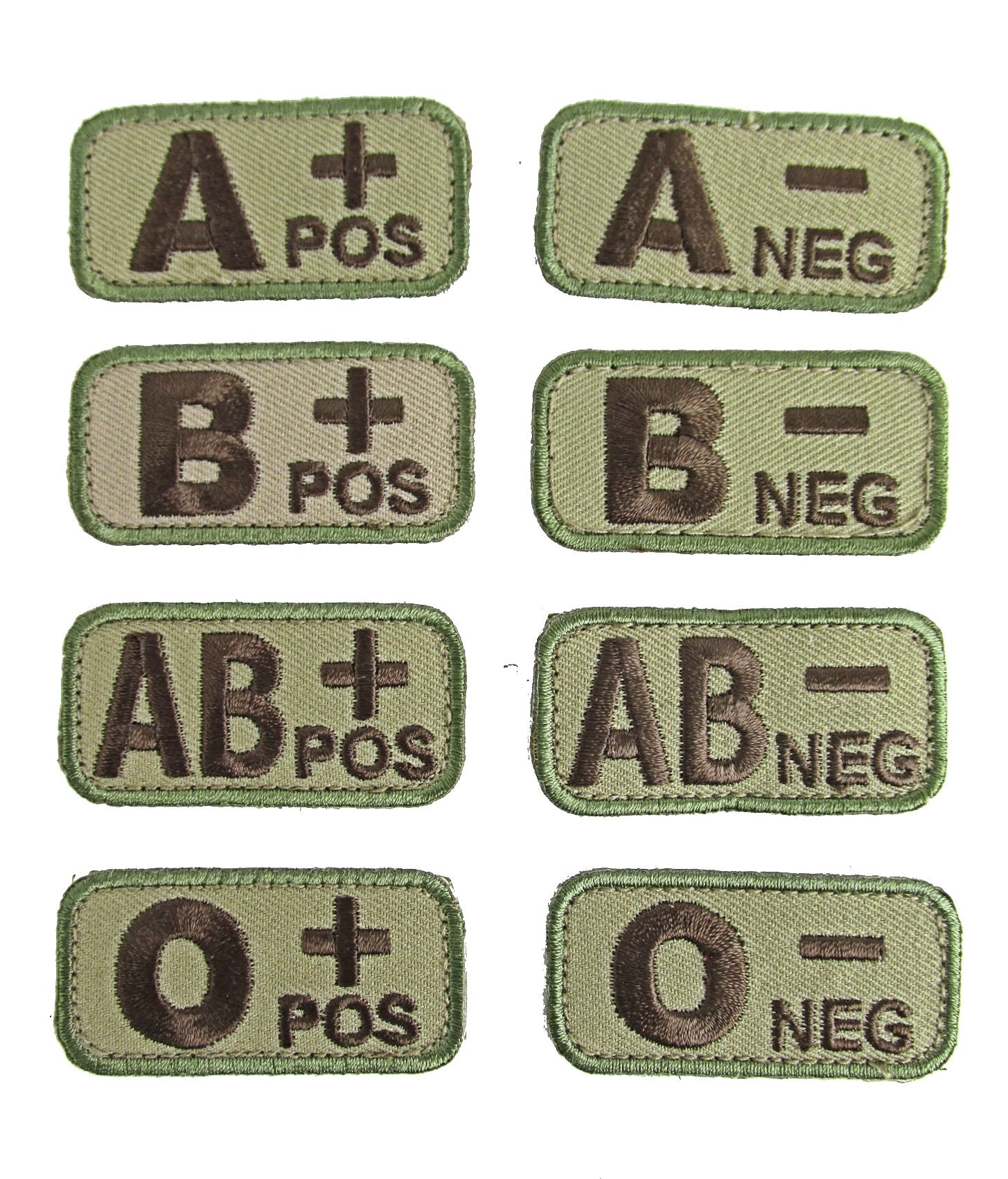 simple blood type MOLLE patches by jussikal, Download free STL model