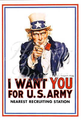Vintage Military Posters For Historical Collectors