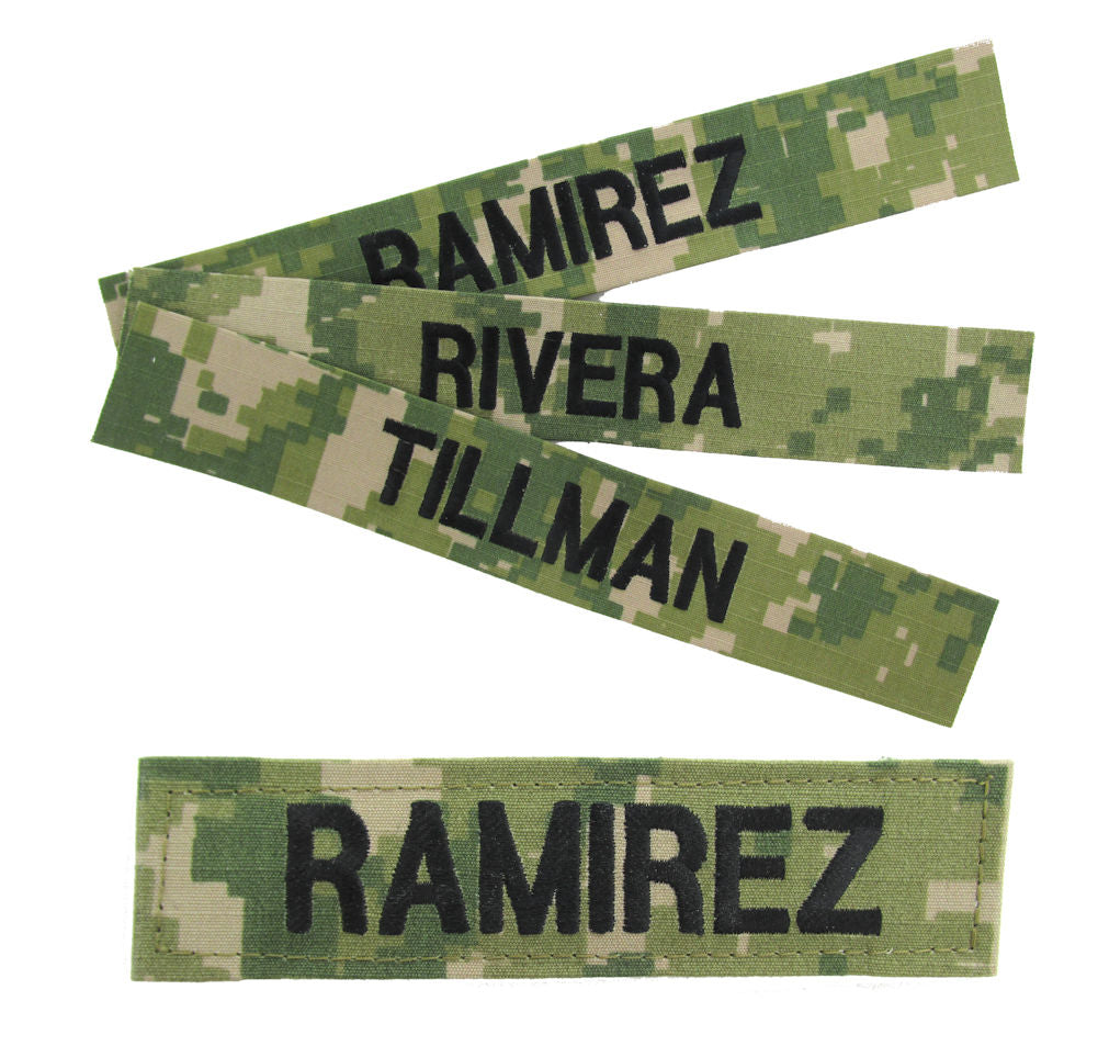 Custom Name Tape, Military Nametape, Embroidered Name Patch