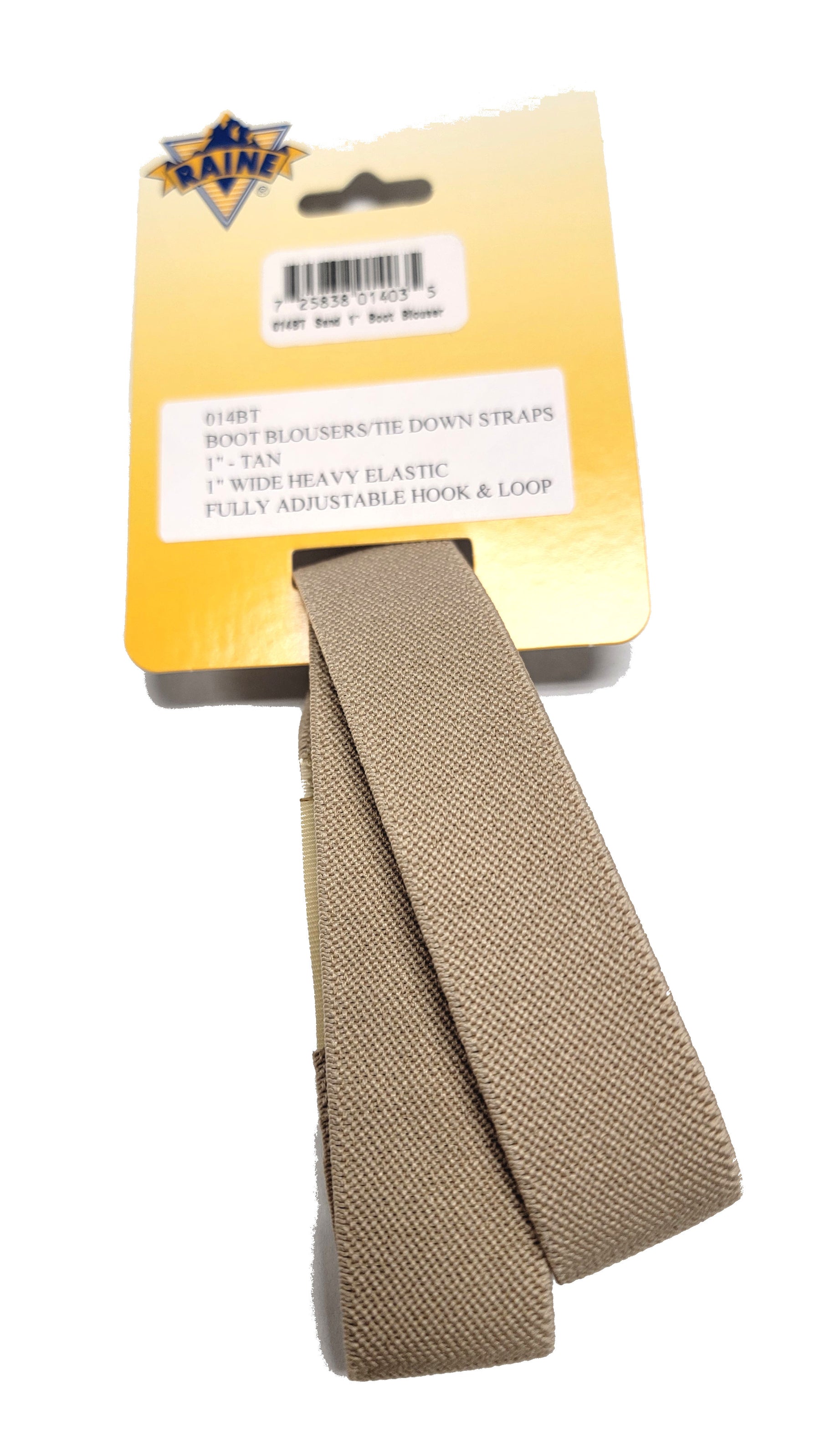 Raine Military Boot Blousers 1 inch - PAIR Tan