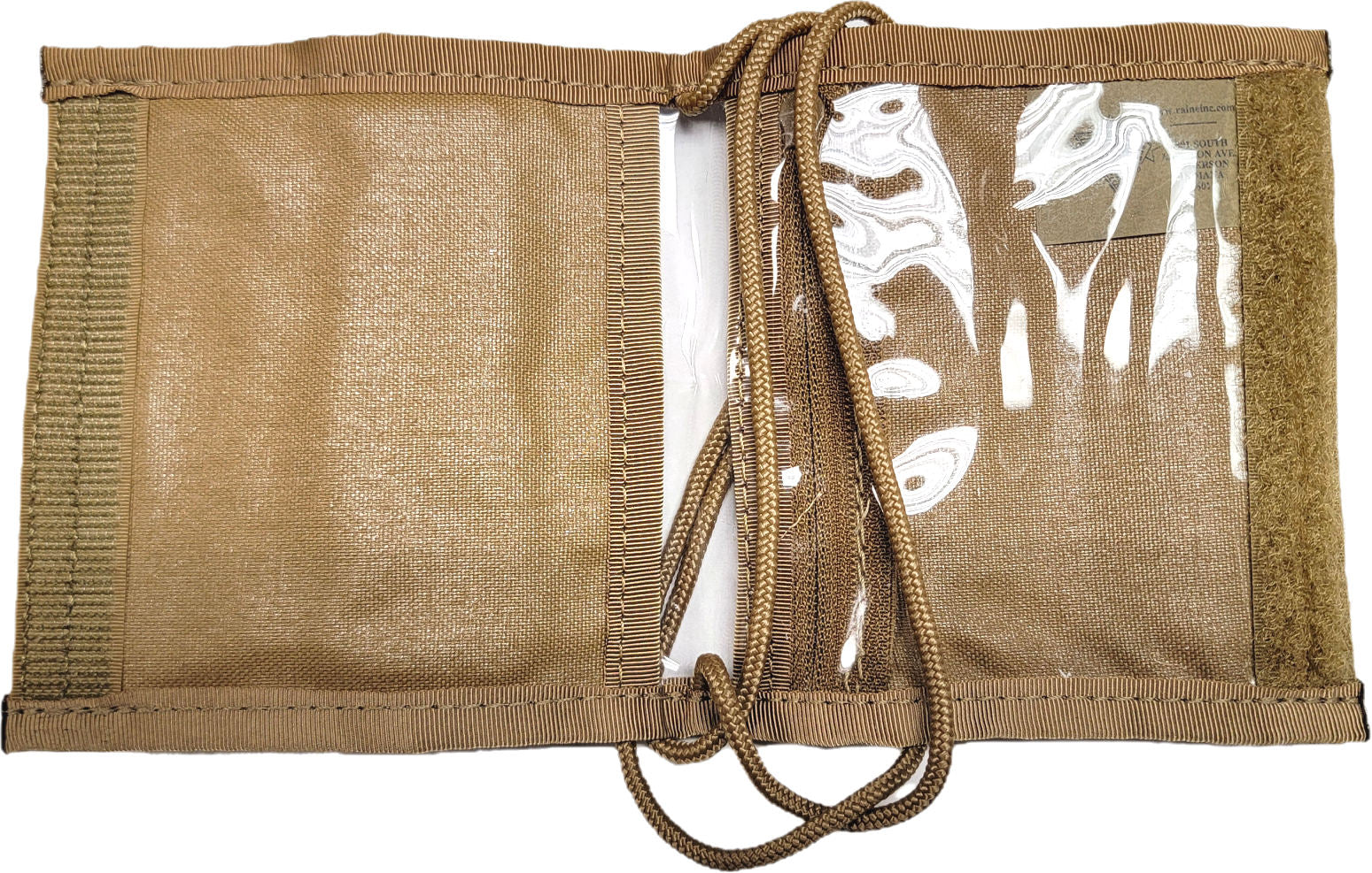 Zippered Neck ID Holder Coyote