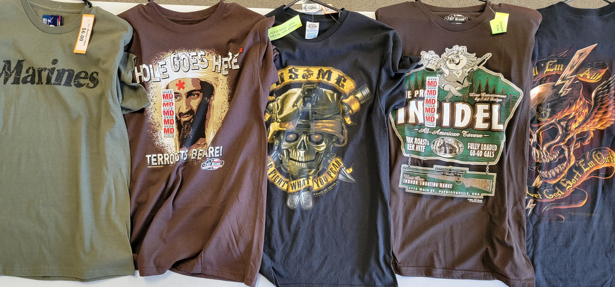 CLEARANCE - Men's MEDIUM - Military T-Shirt Lot #02