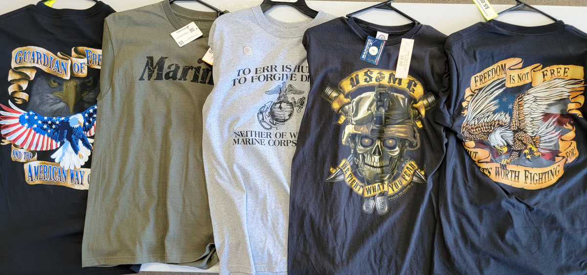 CLEARANCE - Men's MEDIUM - Military T-Shirt Lot #07