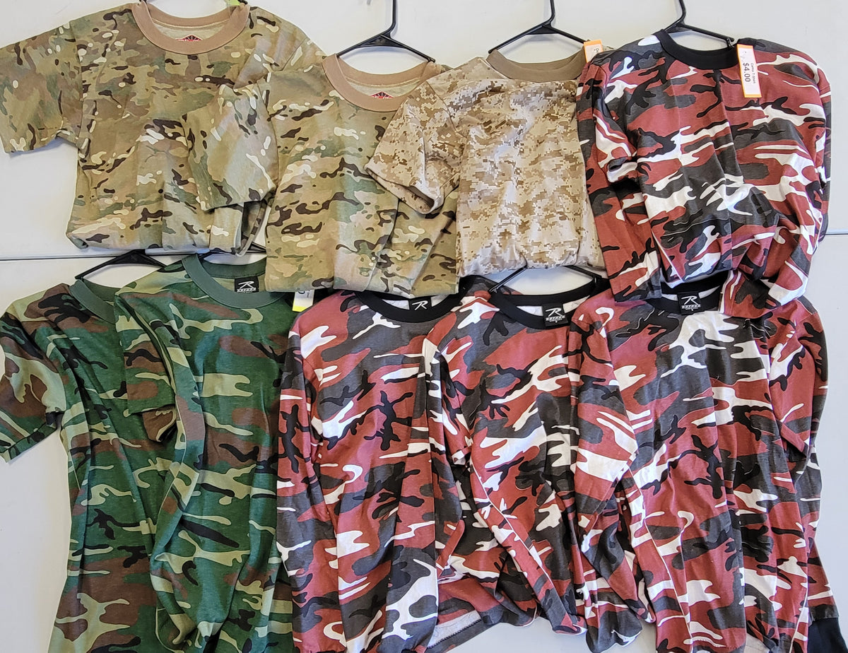 CLEARANCE - Men's Size Small - Military T-Shirt Lot #23