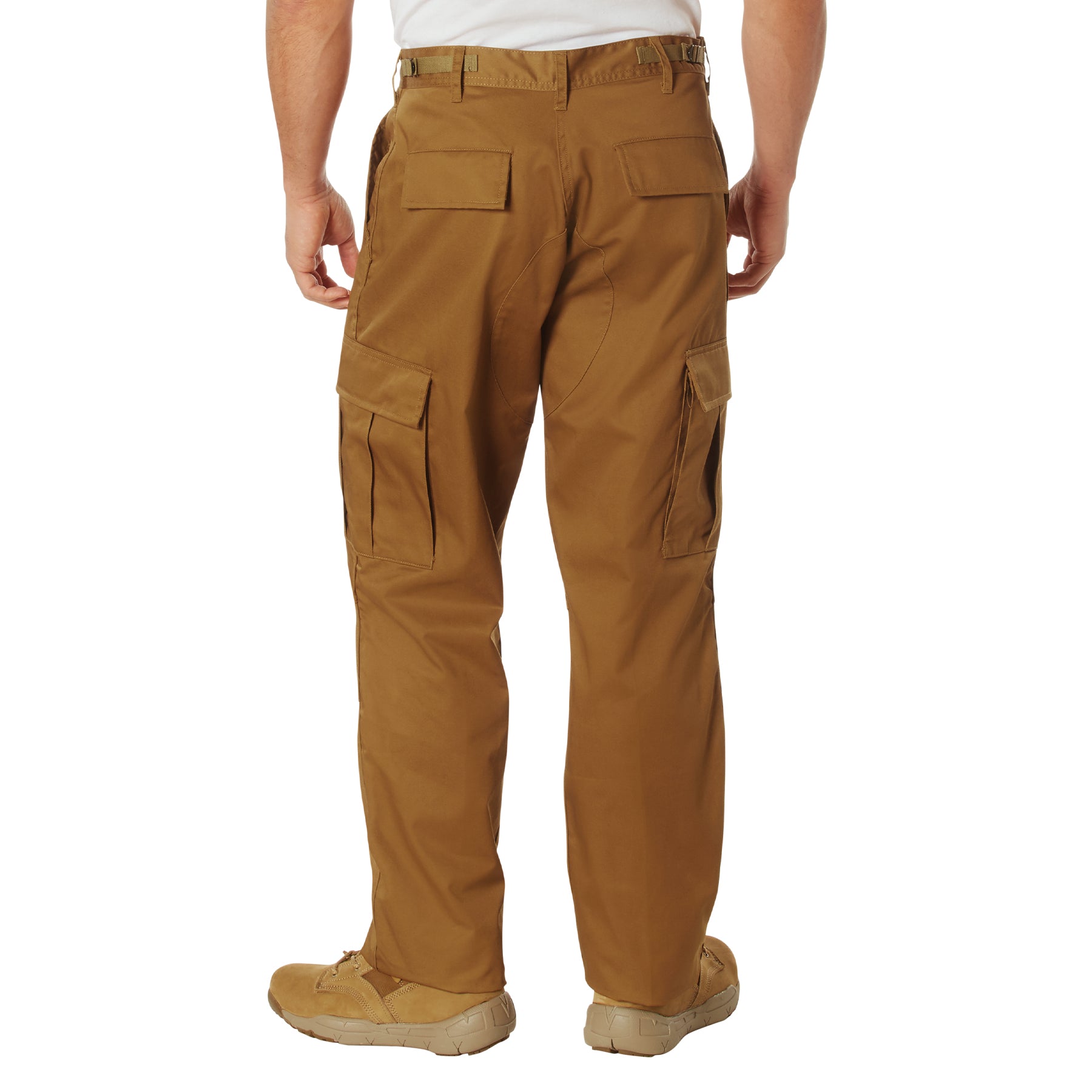 work brown Military BDU Pants back