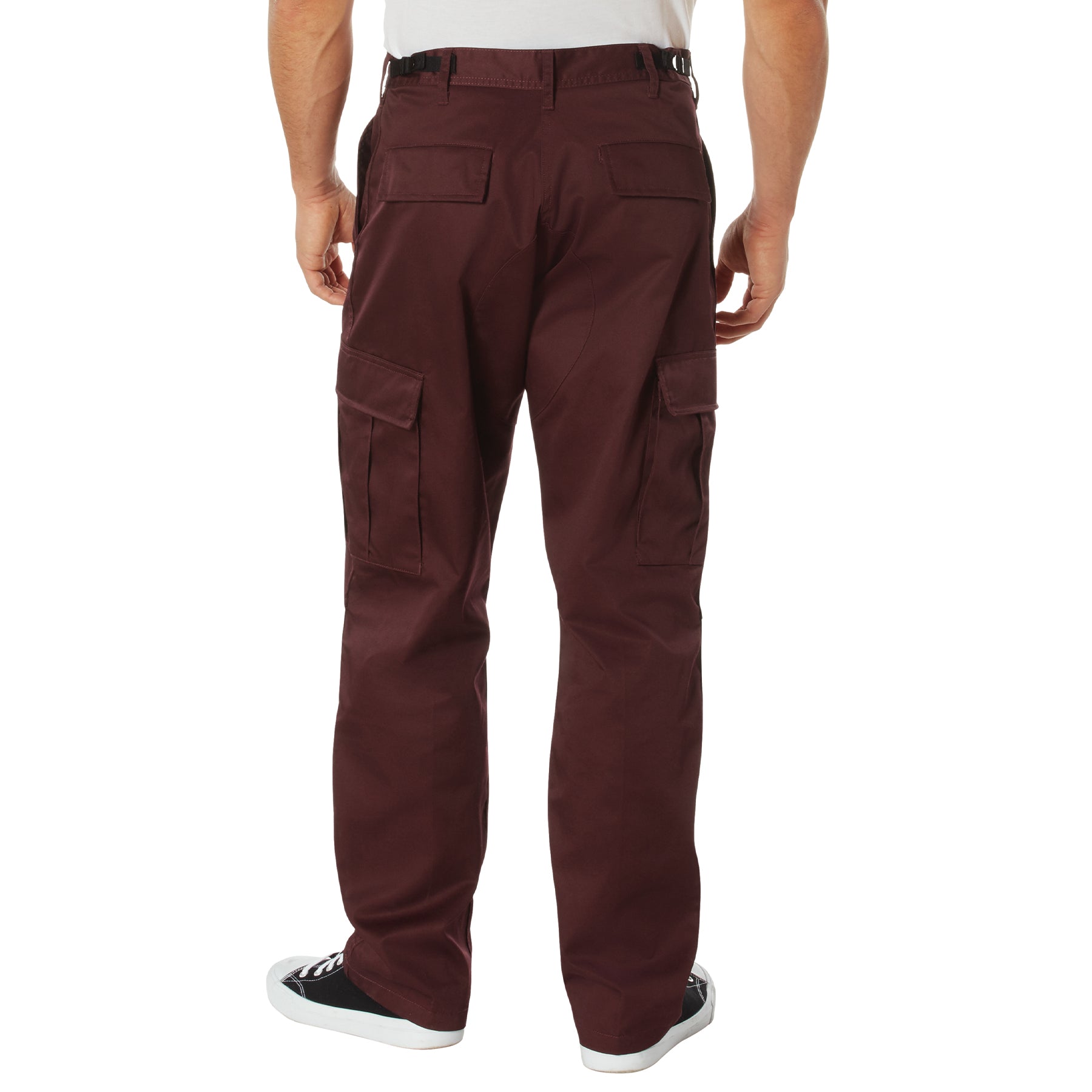 Maroon Military BDU Pants back