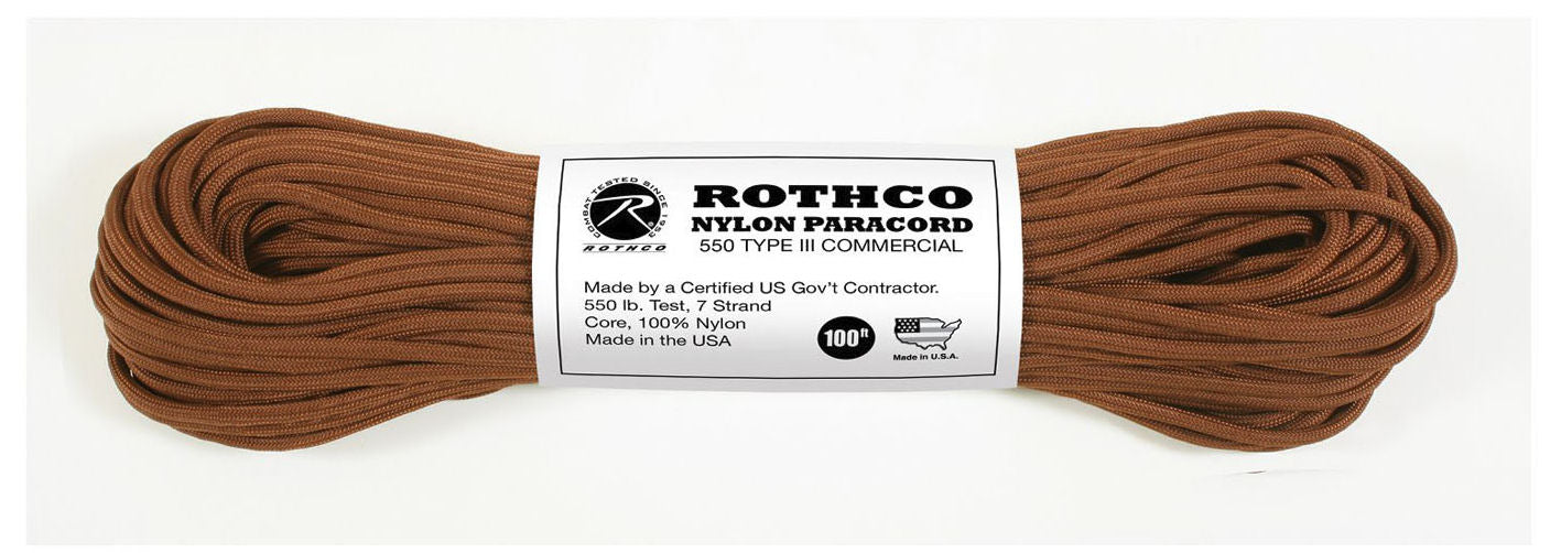 Rothco Nylon Paracord Type III 550 lb