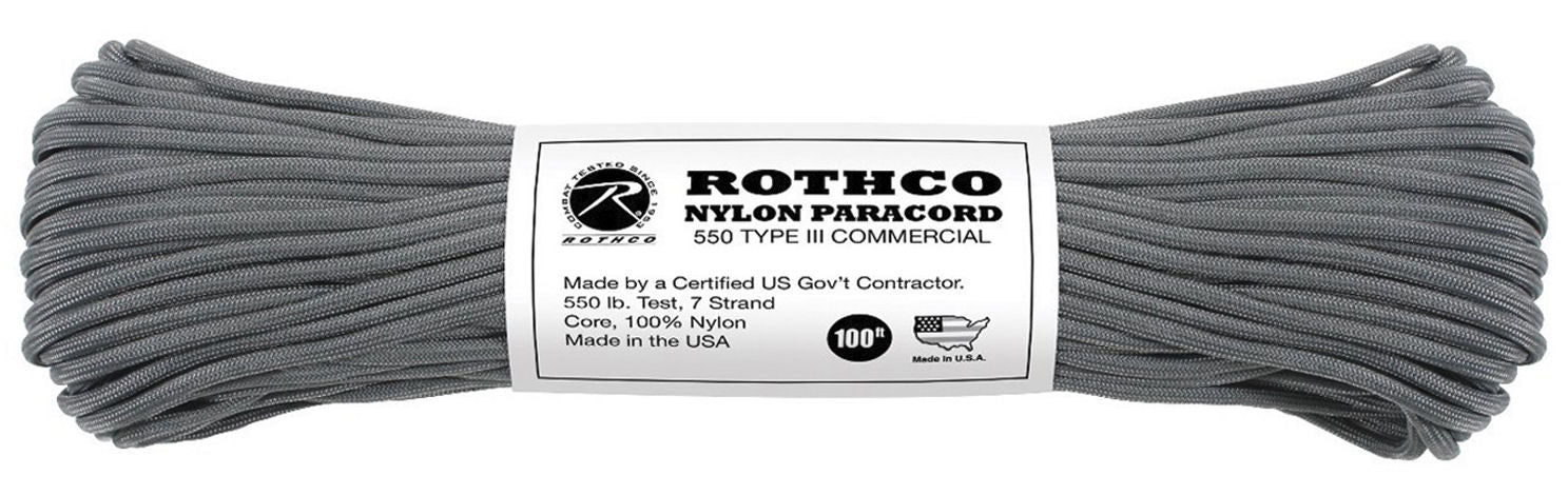 Rothco Nylon Paracord Type III 550 lb