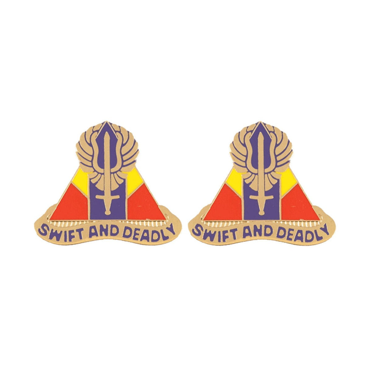 13th Aviation Regiment Distinctive Unit Insignia - Pair - SWIFT AND DEADLY