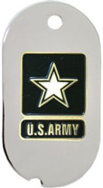 CLEARANCE - Military Dog Tag - Army Star