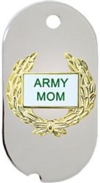 CLEARANCE - Military Dog Tag - Army Mom