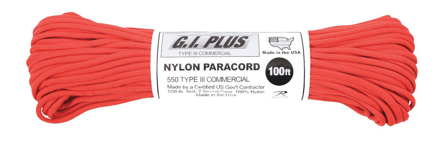 Rothco Nylon Paracord Type III 550 lb