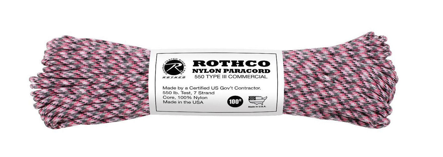 Rothco Nylon Paracord Type III 550 lb