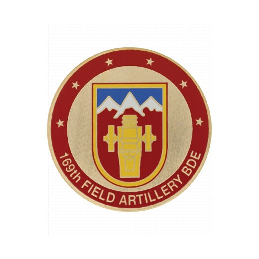 169th Field Artillery Brigade Challenge Coin - Domed Enamel