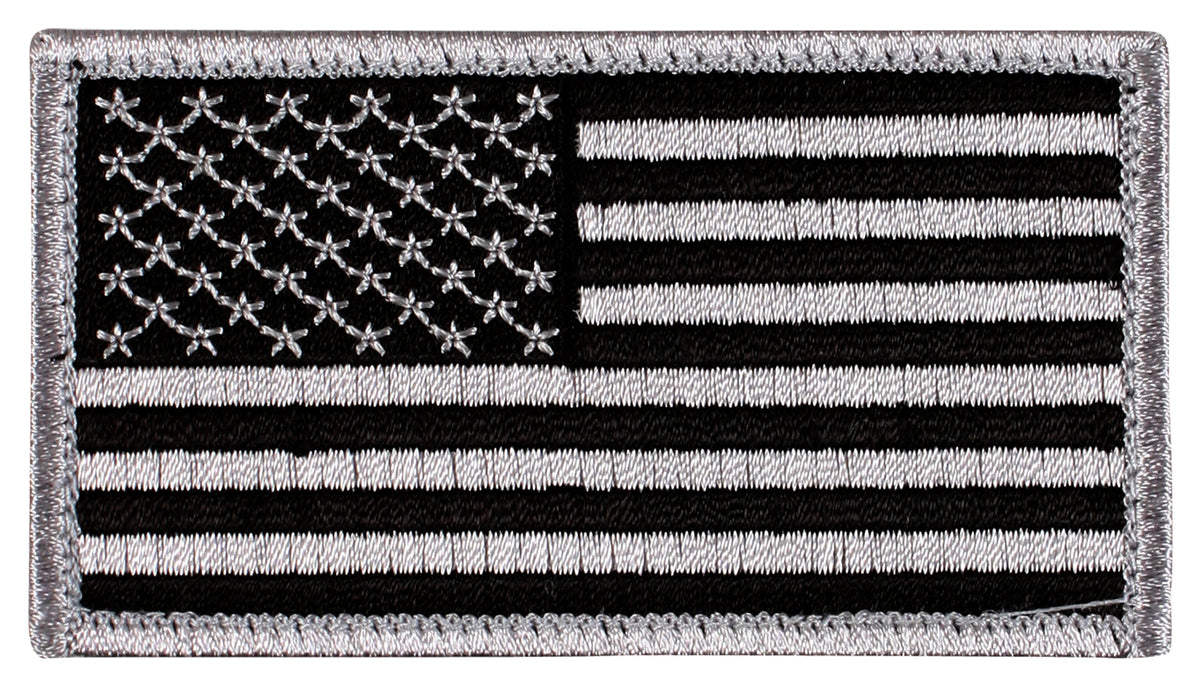 Rothco American Flag Patch with Hook Backing