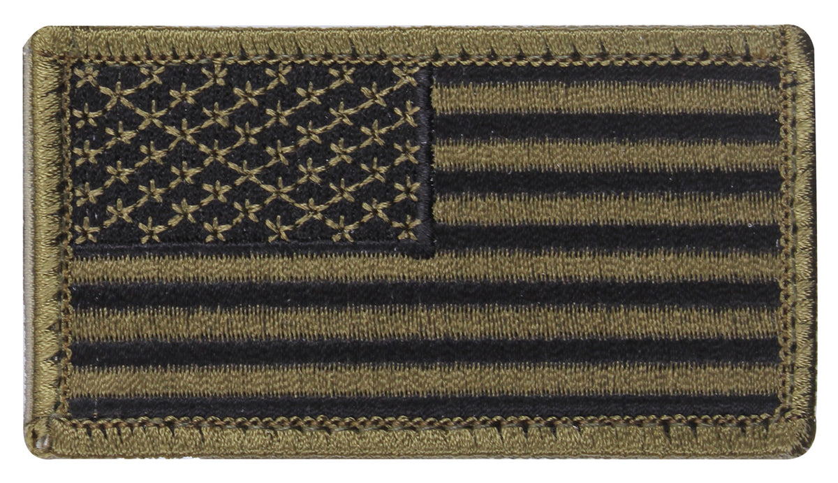 Rothco American Flag Patch with Hook Backing