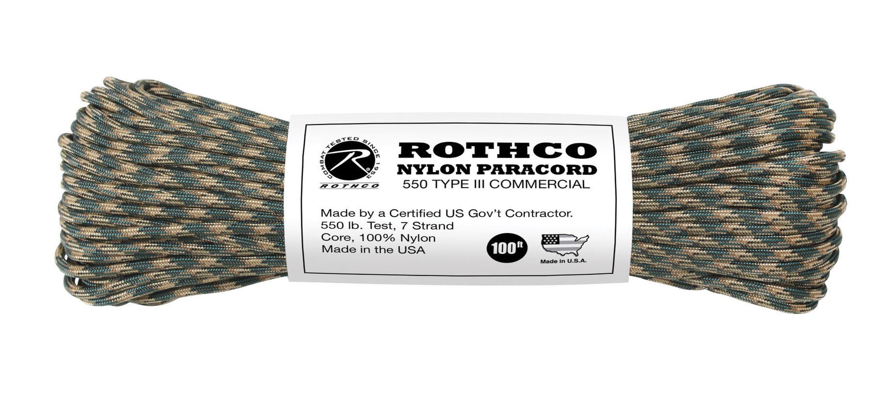 Rothco Nylon Paracord Type III 550 lb