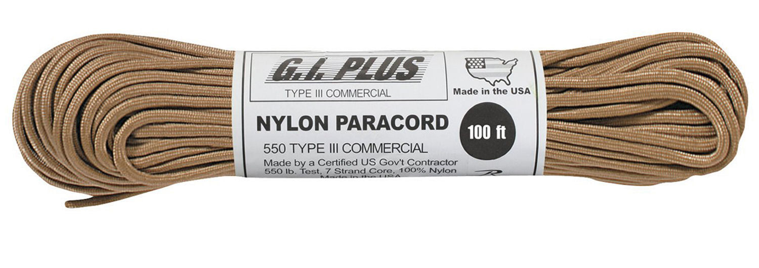 Rothco Nylon Paracord Type III 550 lb