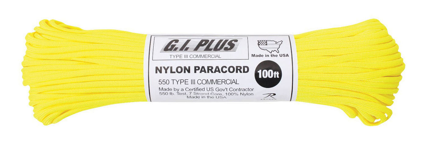 Rothco Nylon Paracord Type III 550 lb