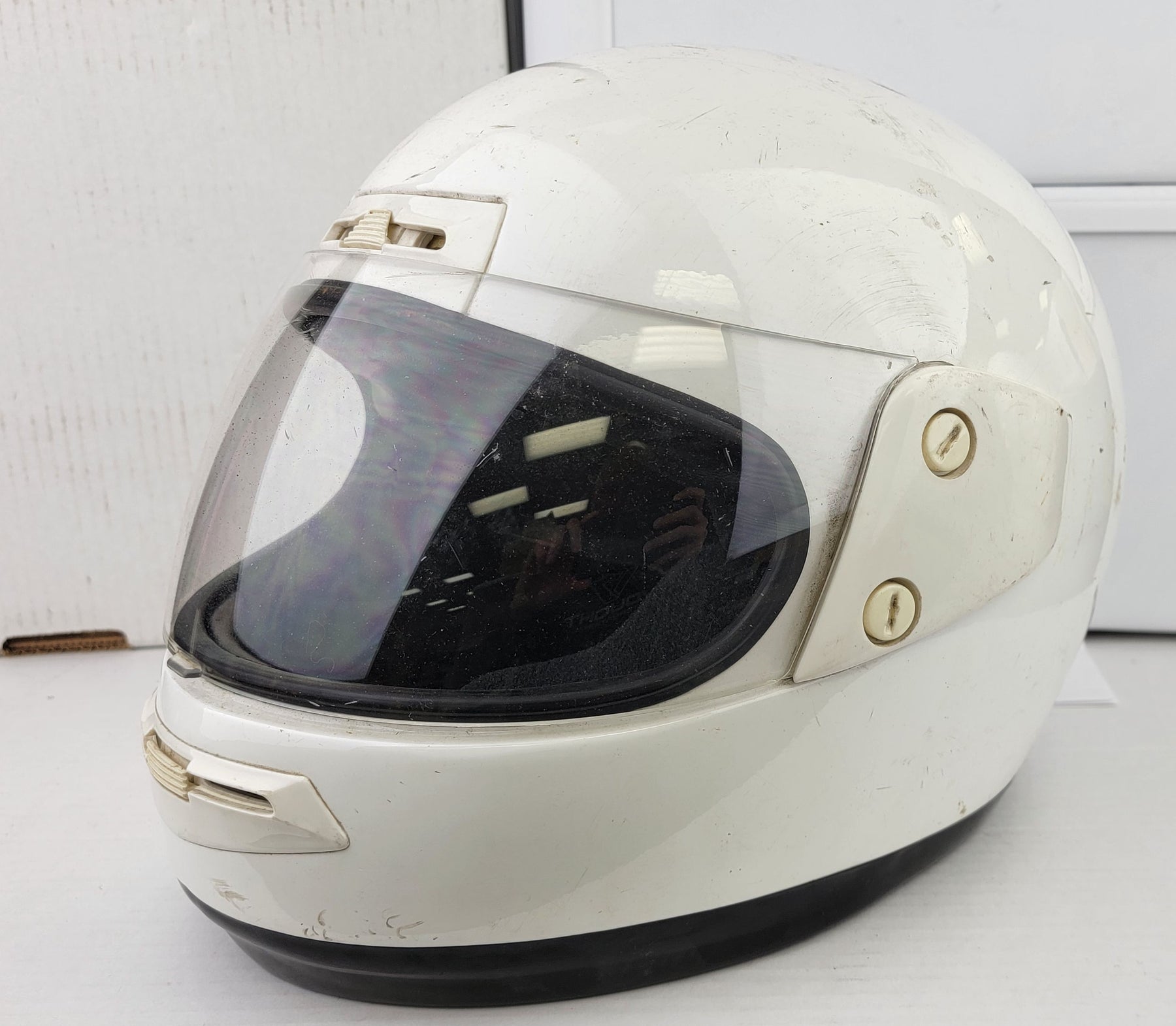 1980s Fimez FM Mod Force One Vintage Motorcycle Helmet