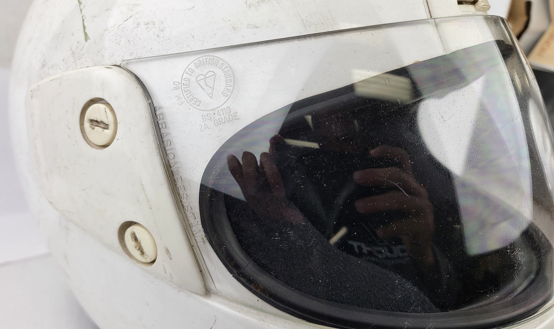 1980s Fimez FM Mod Force One Vintage Motorcycle Helmet