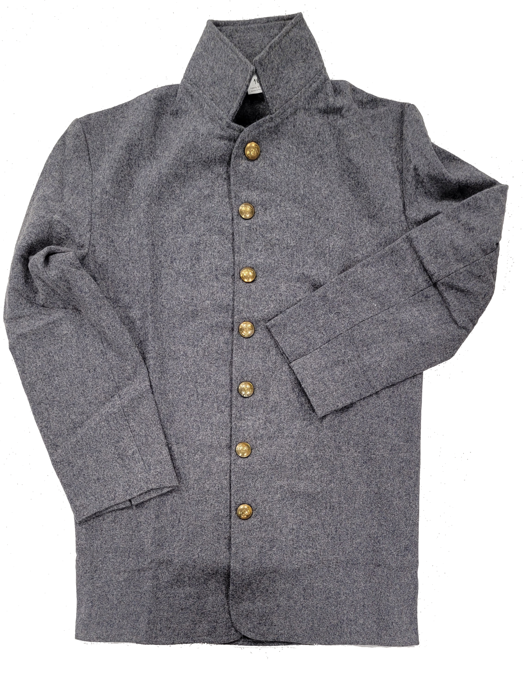 Kids Civil War Grey Confederate Sack Coat