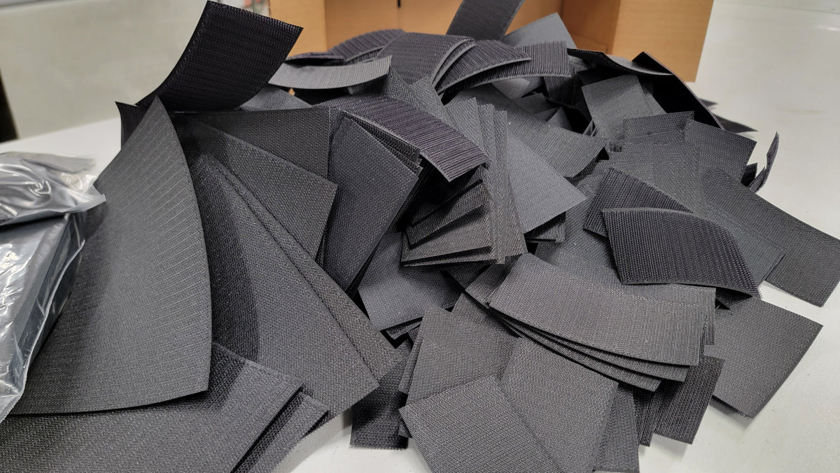 CLEARANCE 2.5 lb Lot of Hook/Loop Backing SEW-ON Precut Replacement Pieces