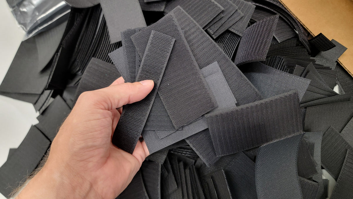 CLEARANCE 2.5 lb Lot of Hook/Loop Backing SEW-ON Precut Replacement Pieces