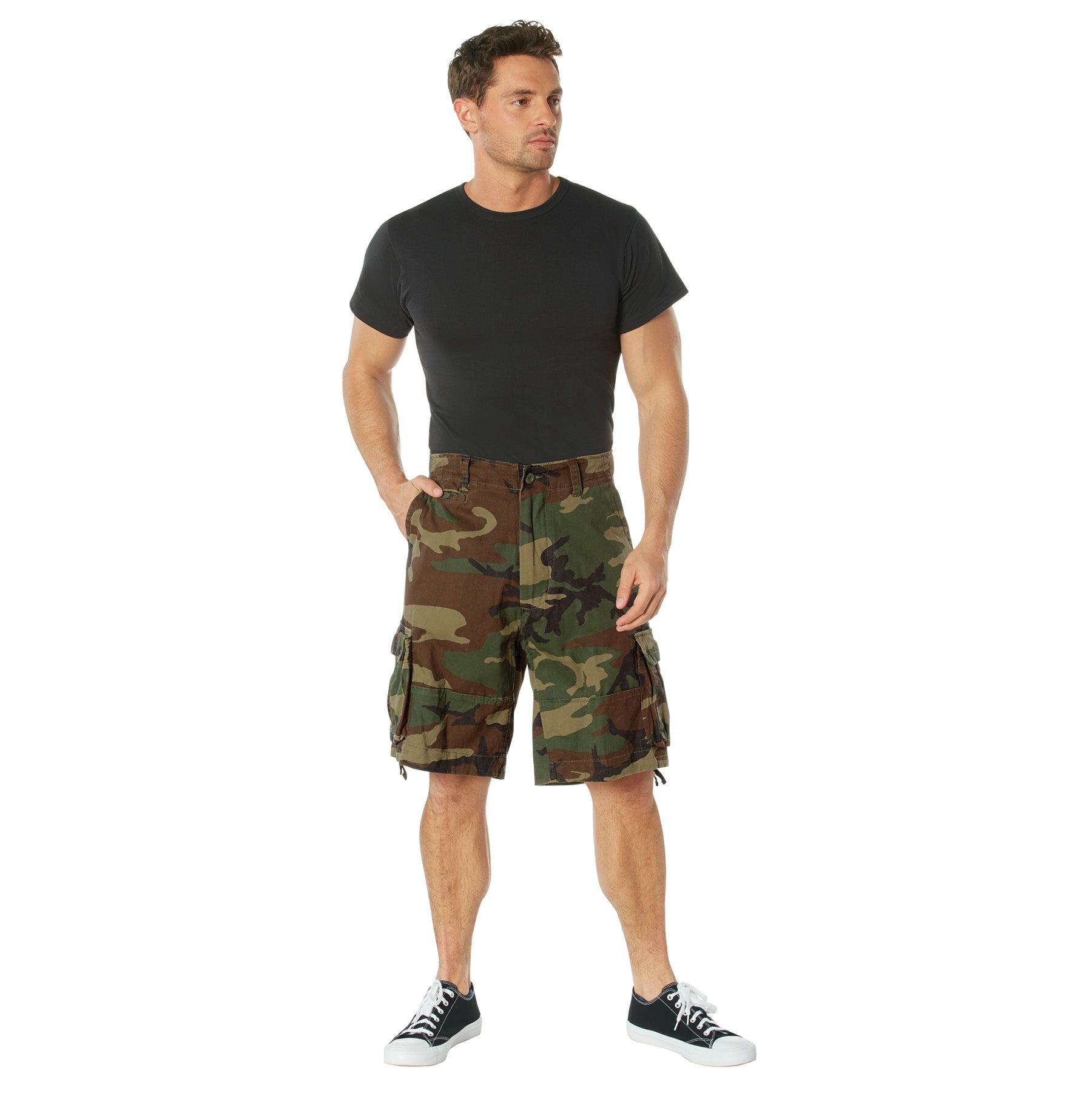 Rothco Vintage Camo Infantry Utility Shorts Full image