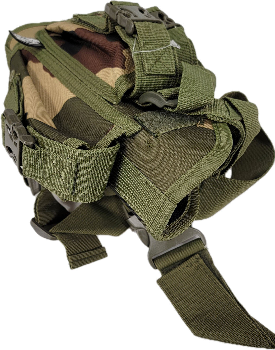 CLEARANCE - MFH Tactical Right Leg Holster Woodland Camo