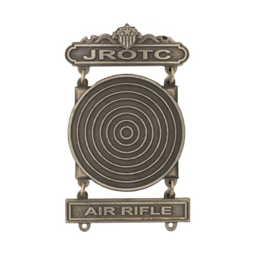 JROTC Marksman with Air Rifle Q-Bar, Target (Silver Ox)
