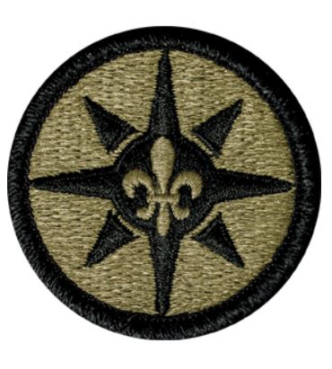 316th Sustainment Command OCP Patch with Hook Fastener