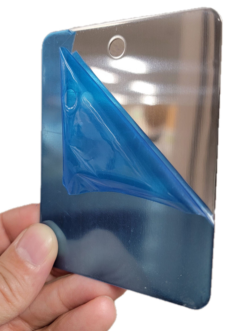 Field Mirror - Stainless Steel with Hole