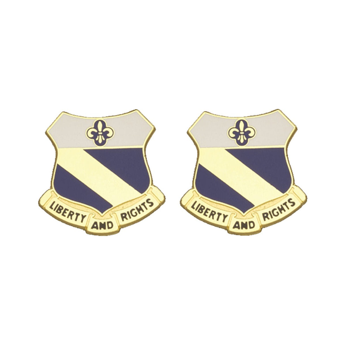 349th REGIMENT Distinctive Unit Insignia - Pair