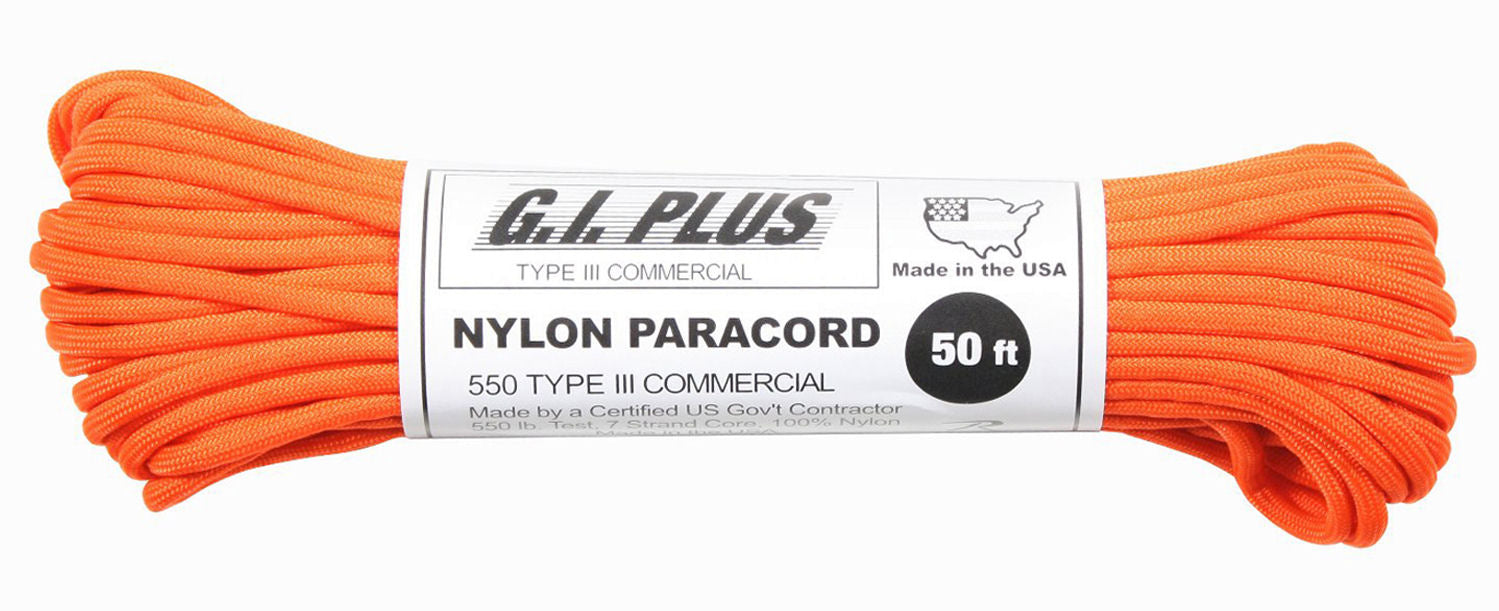 Rothco Nylon Paracord Type III 550 lb