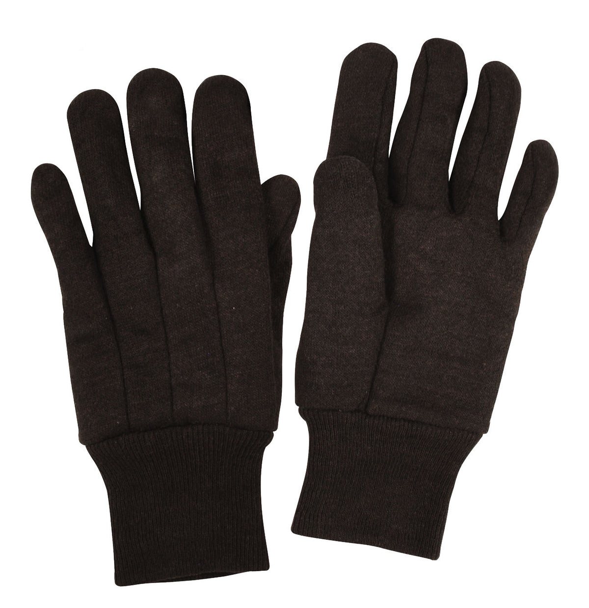 CLEARANCE - Rothco Brown Jersey Work Gloves