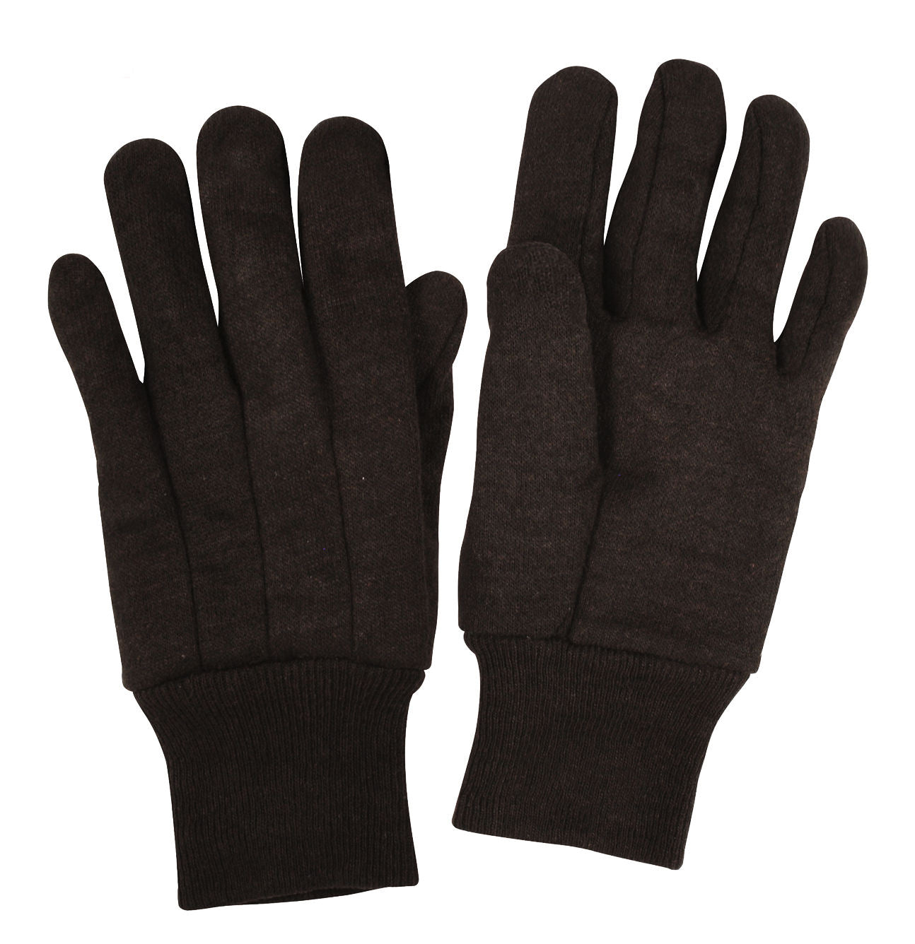 CLEARANCE - Rothco Brown Jersey Work Gloves