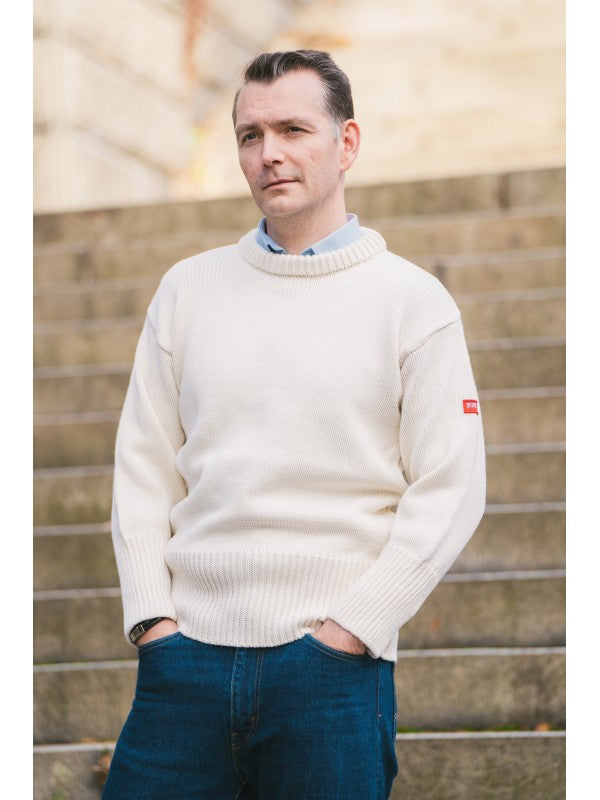 Olympic Class Crew Neck Sweater with Red Ensign Badge