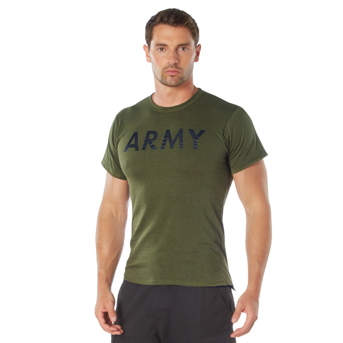 Rothco Olive Drab Military PT Shirt - ARMY