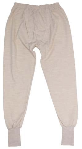 CLEARANCE - Long Sleeve Underdrawers - RAW WHITE
