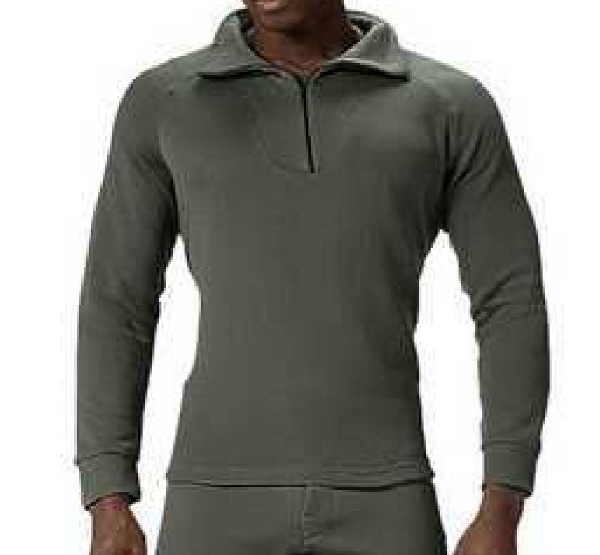 CLEARANCE - Rothco Cold Weather Polypro ZIP Top Shirt