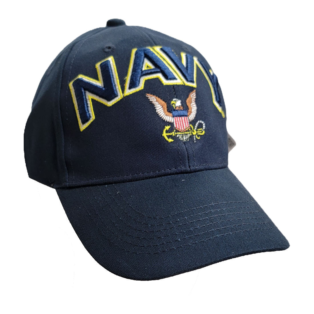 U.S. NAVY 3D TEXT Ballcap - NAVY BLUE
