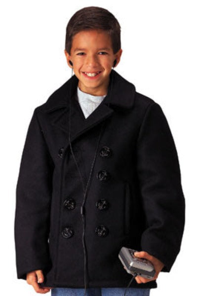 CLEARANCE - Boys Ultra Force U.S. Navy Wool Peacoat - Size XL