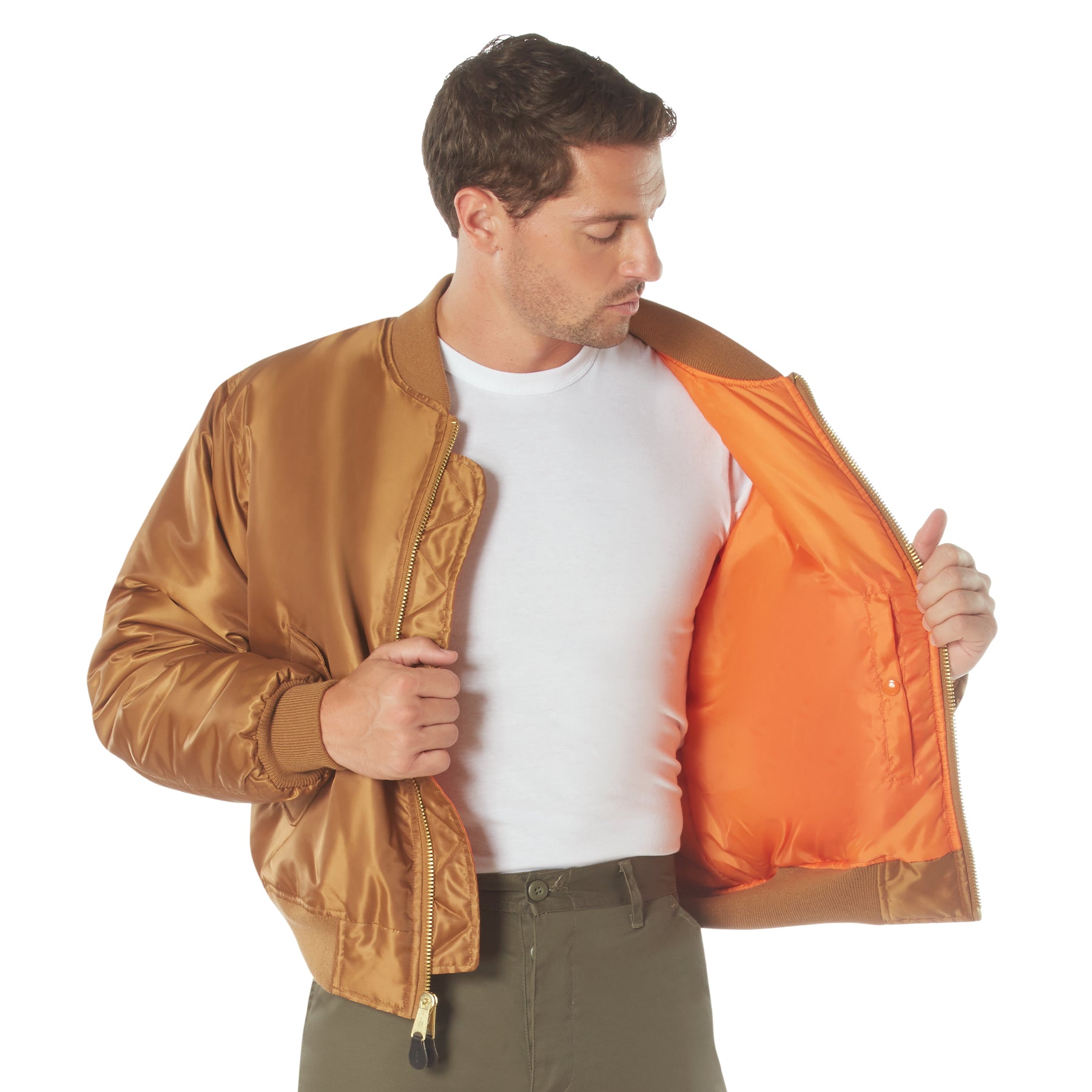 Rothco MA-1 Flight Jacket Work Brown