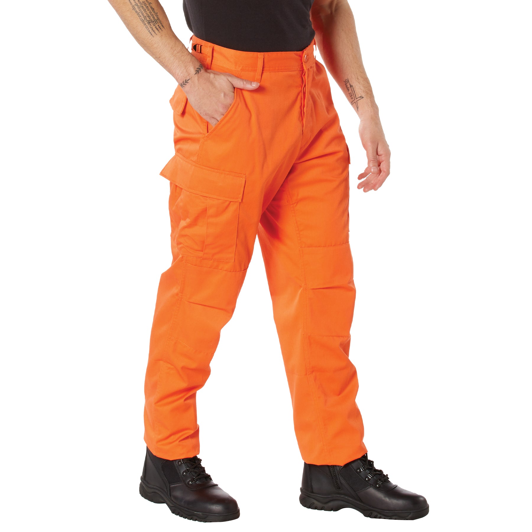 Blaze Orange Military BDU Pants