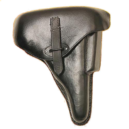 Replica Black Leather P-38 Hardshell Holster