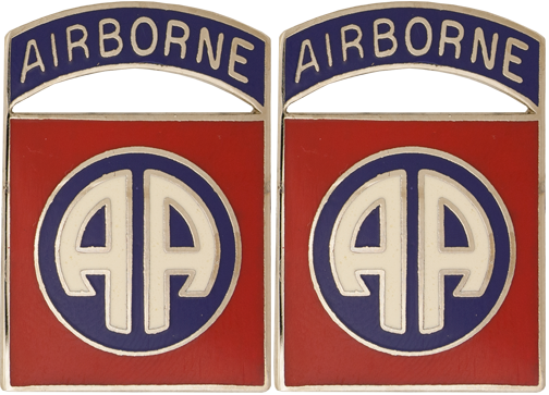 82nd Airborne Division Distinctive Unit Insignia - Pair - Airborne