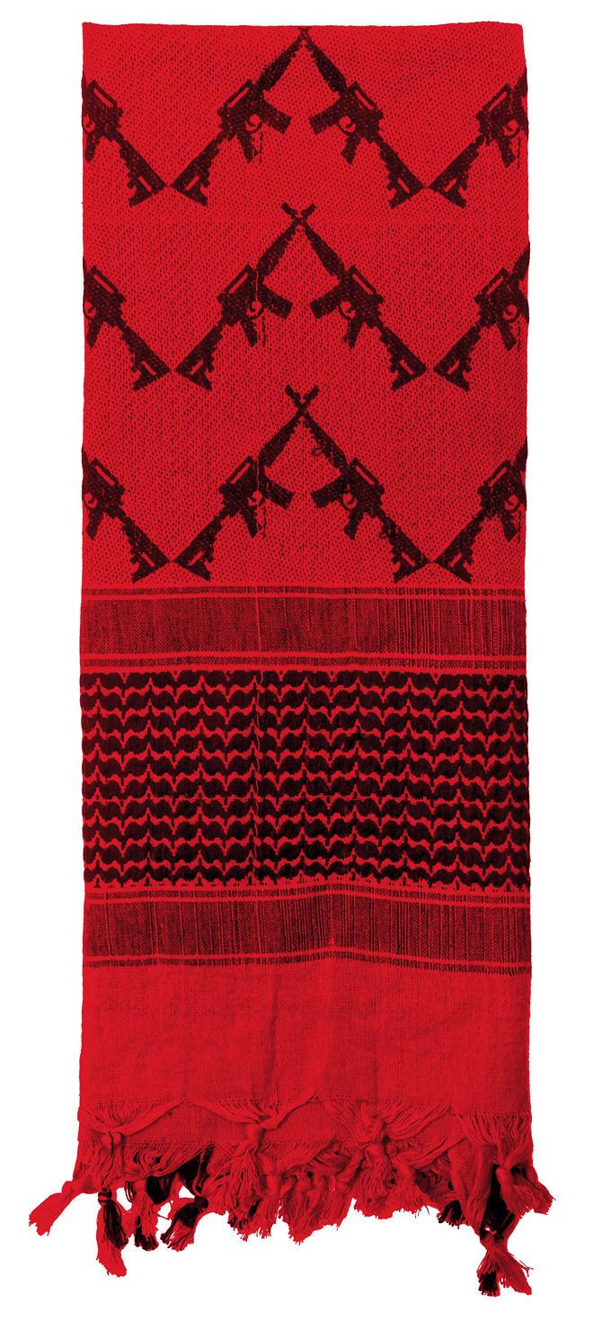 Rothco Crossed Rifles Shemagh Tactical Desert Keffiyeh Scarf