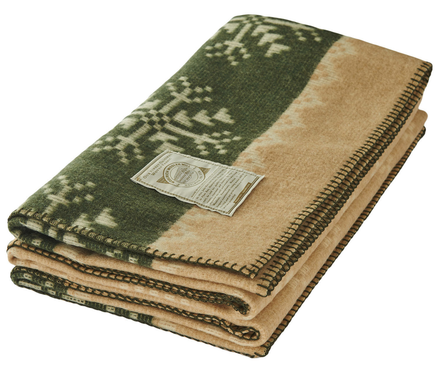 CLEARANCE Authentic Woolrich Blanket 58 x 70 Made in U.S.A